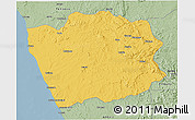 Savanna Style 3D Map of N'Zeto