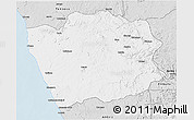 Silver Style 3D Map of N'Zeto