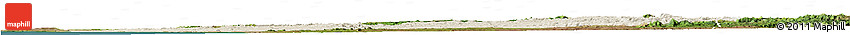 Shaded Relief Horizon Map of N'Zeto, satellite outside Shaded Relief Horizon Map of N'Zeto, satellite outside