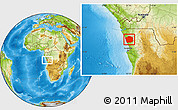 Physical Location Map of N'Zeto