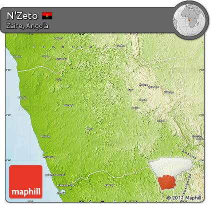 Physical Map of N'Zeto