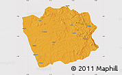 Political Map of N'Zeto, cropped outside