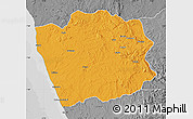 Political Map of N'Zeto, desaturated