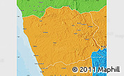 Political Map of N'Zeto