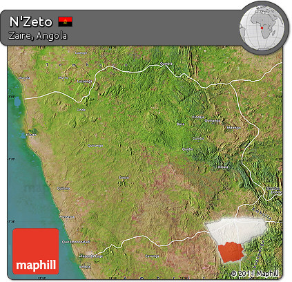 Satellite Map of N'Zeto