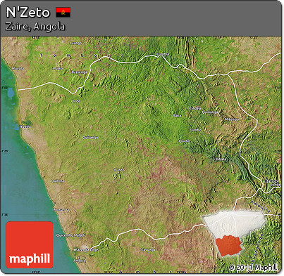 Satellite Map of N'Zeto