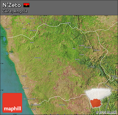 Satellite Map of N'Zeto