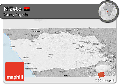 Gray Panoramic Map of N'Zeto