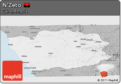 Gray Panoramic Map of N'Zeto