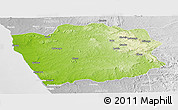 Physical Panoramic Map of N'Zeto, lighten, desaturated