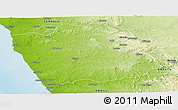Physical Panoramic Map of N'Zeto