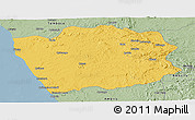 Savanna Style Panoramic Map of N'Zeto