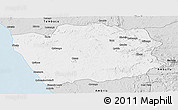 Silver Style Panoramic Map of N'Zeto