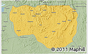 Savanna Style 3D Map of Noqui