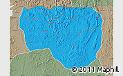 Political Map of Noqui, semi-desaturated
