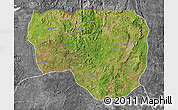 Satellite Map of Noqui, desaturated