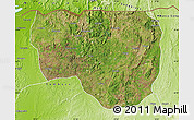 Satellite Map of Noqui, physical outside