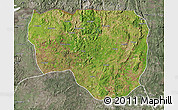 Satellite Map of Noqui, semi-desaturated