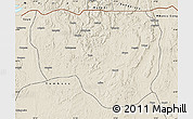 Shaded Relief Map of Noqui
