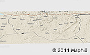 Shaded Relief Panoramic Map of Noqui