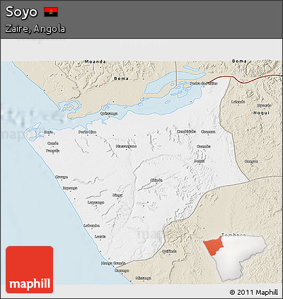 Classic Style 3D Map of Soyo