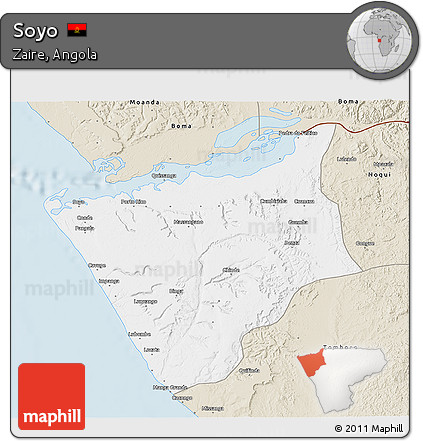 Classic Style 3D Map of Soyo