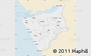 Classic Style Map of Soyo, single color outside