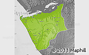 Physical Map of Soyo, desaturated