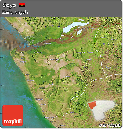 Satellite Map of Soyo
