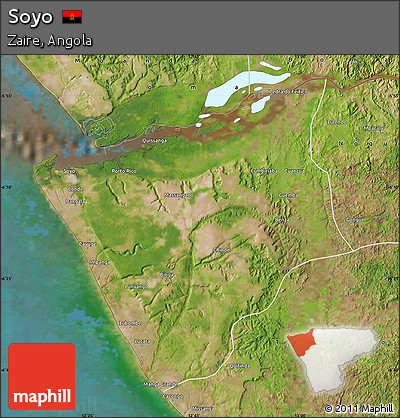 Satellite Map of Soyo