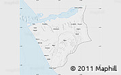 Silver Style Map of Soyo, single color outside