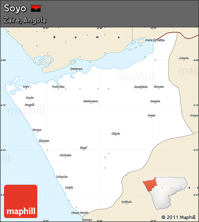 Classic Style Simple Map of Soyo
