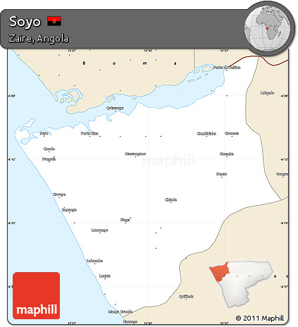 Classic Style Simple Map of Soyo