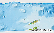 Satellite 3D Map of Anguilla, physical outside