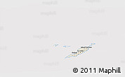 Shaded Relief 3D Map of Anguilla, cropped outside