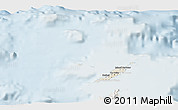 Shaded Relief 3D Map of Anguilla, lighten