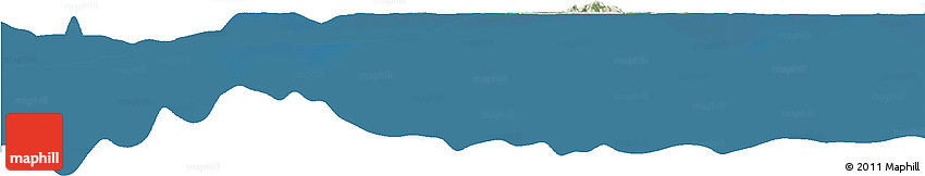 Satellite Horizon Map of Anguilla, lighten, land only