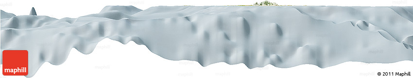 Satellite Horizon Map of Anguilla, lighten