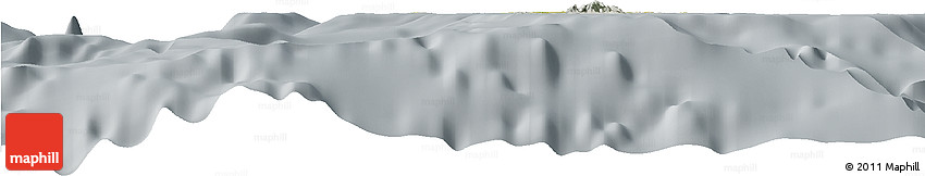 Satellite Horizon Map of Anguilla, lighten, semi-desaturated