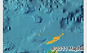 Political Map of Anguilla, single color outside, satellite sea