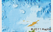 Political Shades Map of Anguilla, satellite outside, bathymetry sea