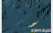 Satellite Map of Anguilla, darken