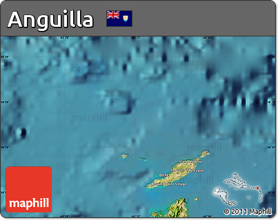 Satellite Map of Anguilla