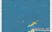 Satellite Map of Anguilla, lighten, land only