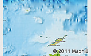 Satellite Map of Anguilla, physical outside