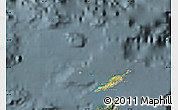 Satellite Map of Anguilla, semi-desaturated