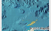 Satellite Map of Anguilla, shaded relief outside, satellite sea