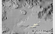 Shaded Relief Map of Anguilla, darken, desaturated