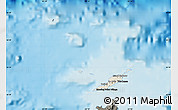 Shaded Relief Map of Anguilla, darken, land only