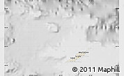 Shaded Relief Map of Anguilla, lighten, desaturated